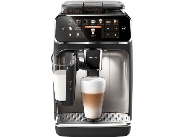 Máquina de café totalmente automática Negro/Cromo