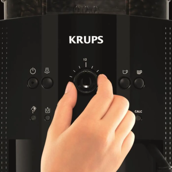 KRUPS Essential YY8125FD – Cafetera espresso con molinillo y vapor, negro - Afbeelding 3