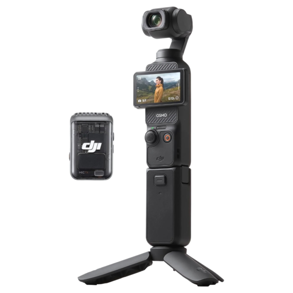 Osmo Pocket 3 Combi-Creation, cámara para vlogs con sensor CMOS de 1 pulgada y video 4K/120 fps, estabilización de 3 ejes, multifuncional